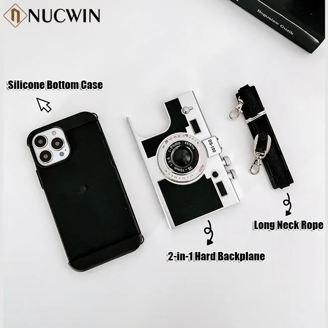 AMagisn Silicone Protective Case For Insta360 Ace Pro 2 Action Camera W Nylon String Ac24 I.1258359419