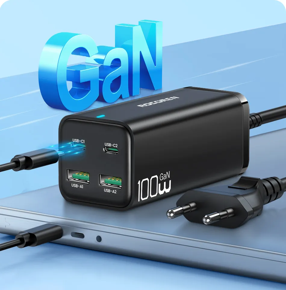 DHgate.com:Rocoren GaN 100W Desktop Charger: Quick Charge 4.0, 5.0 ...