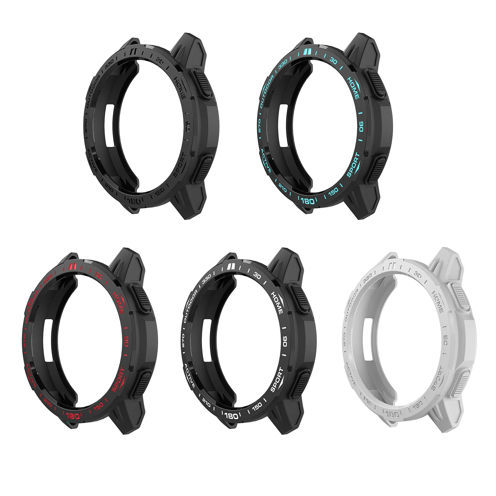 Copertina per Xiaomi Watch S1 Active/Xiaomi Watch Color 2 Caso protettivo a tutto tondo