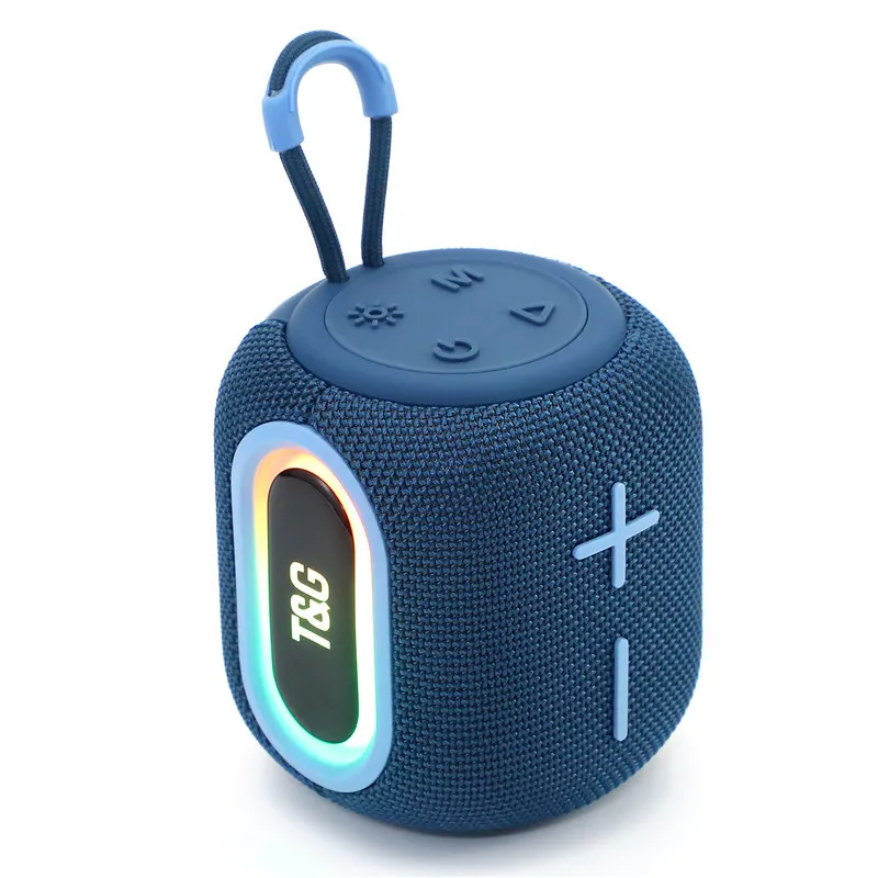 1PC TG664 portable Bluetooth speaker BT5.3 Boombox Outdoor subwoofer led light card Bluetooth Subwoofers Support FM/TF/U disk