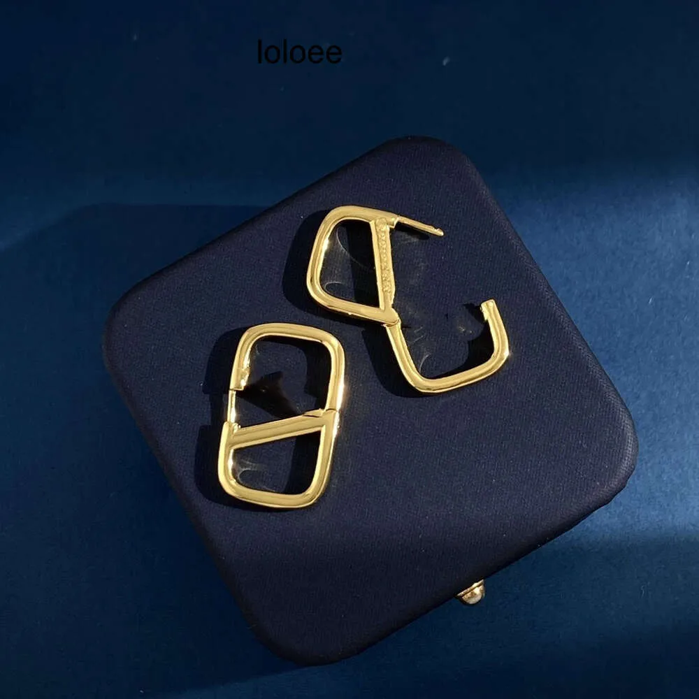 Luxe uitverkoop Hanger oorbellen ontwerper voor vrouwen stud luxe Valentinolies parel kristal goud dubbele V letter sieraden klassiek mh1a