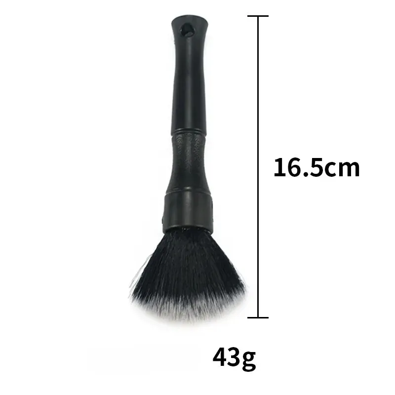 Brosse de détail Ultra douce pour intérieur de voiture, brosse de détail Super douce avec poils synthétiques, plumeau de tableau de bord de voiture