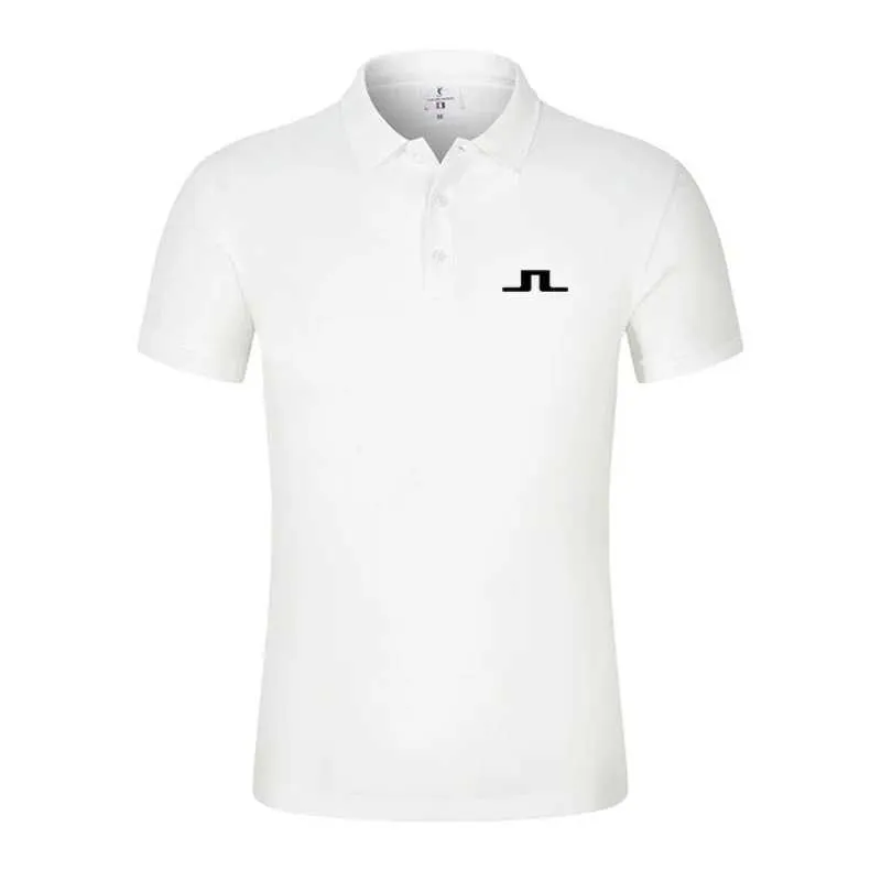 Men's T-Shirts Summer Mens Golf Shirt J Lindbergh Golf Shirt Casual Short Sleeve Breathable High Quality Mens Polo T-shirt J240330