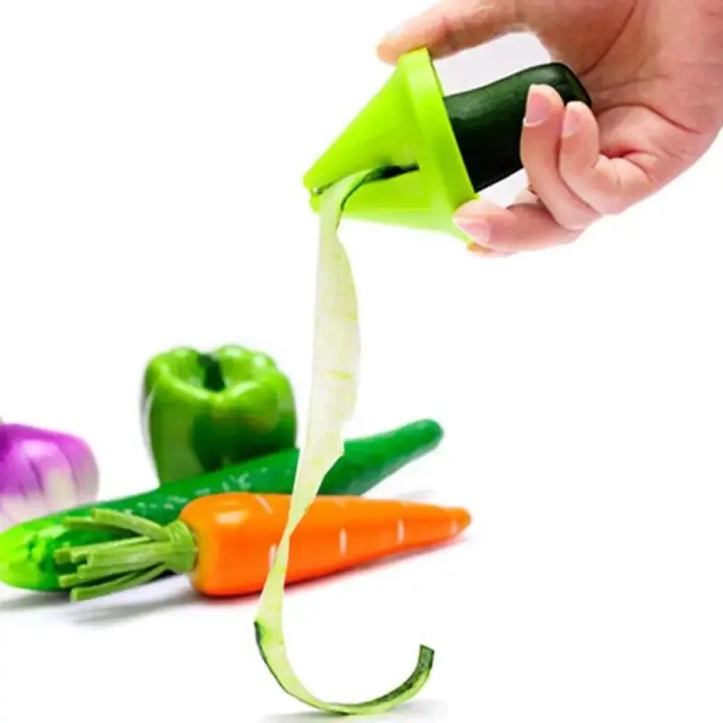 Outils de cuisine accessoires en entonnoir de gadget modèle Spiral Sliner Vegetable Shred Device Cooking Salad Carrot Radish CutterVegetable Shred Fondnel