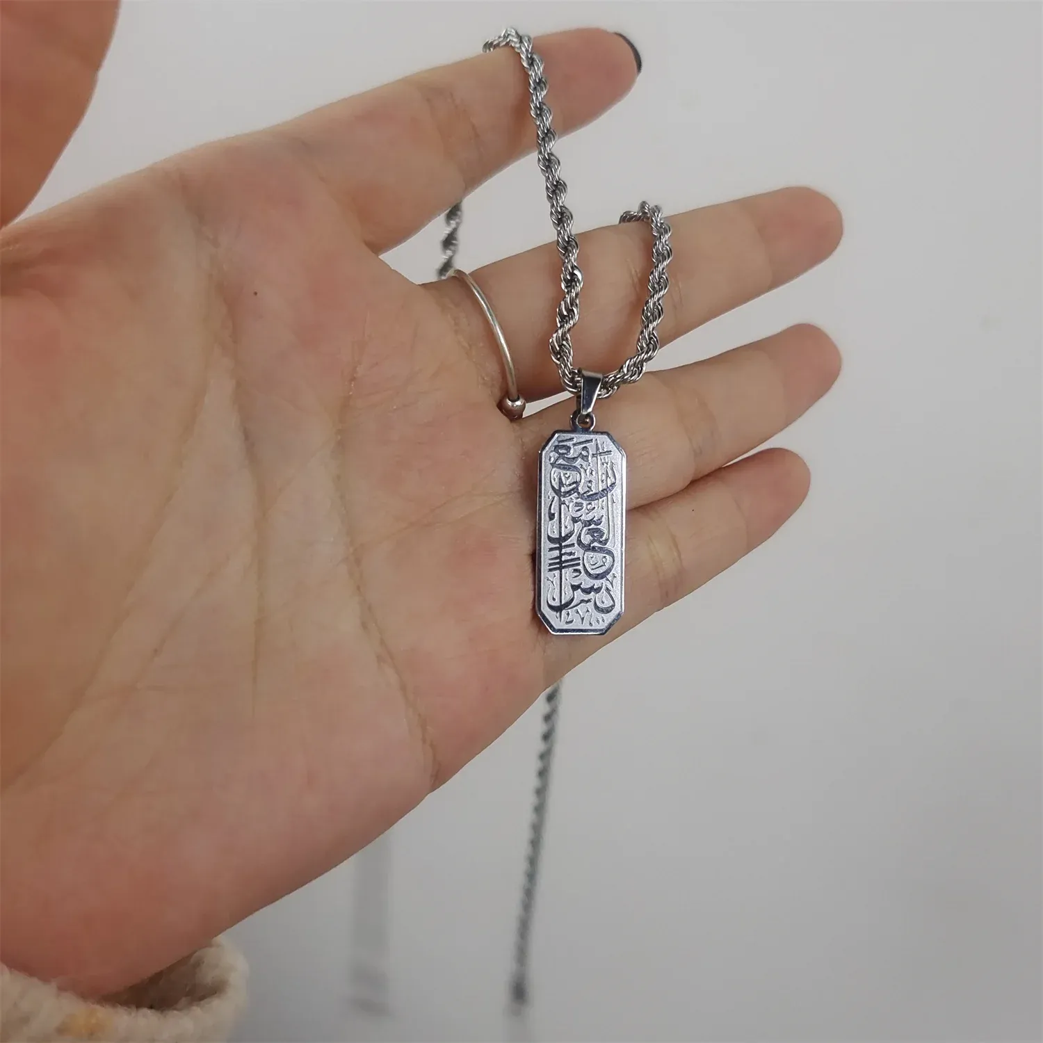 Mens arabic necklace best sale