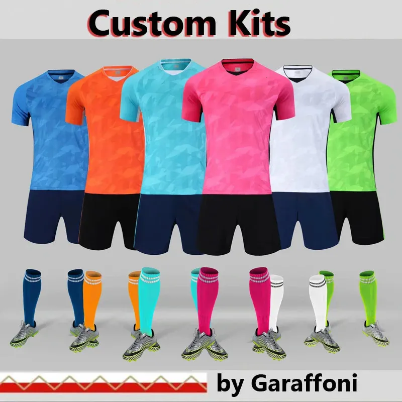 Conjunto de camisas de futebol juvenil personalizadas OEM uniformes camisa de futebol 240322