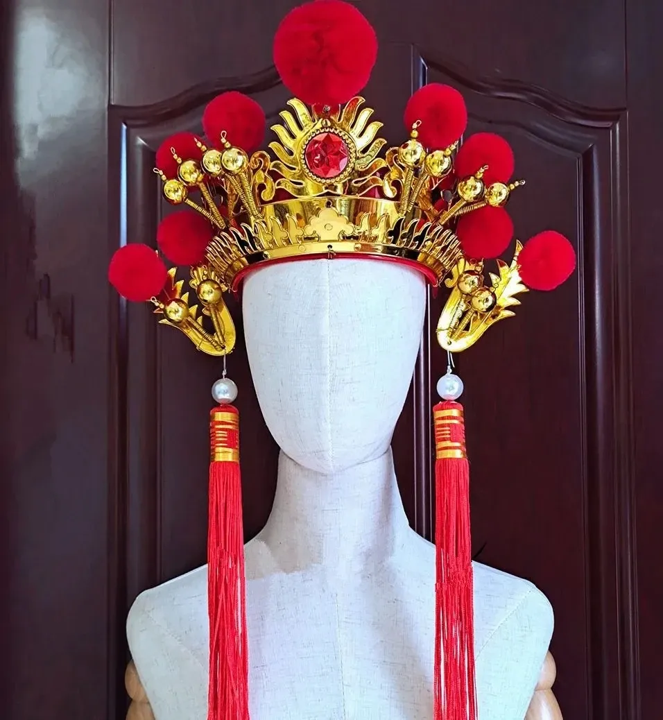Traditional Chinese Flat Top Polyester Hats for Adults  display picture 3