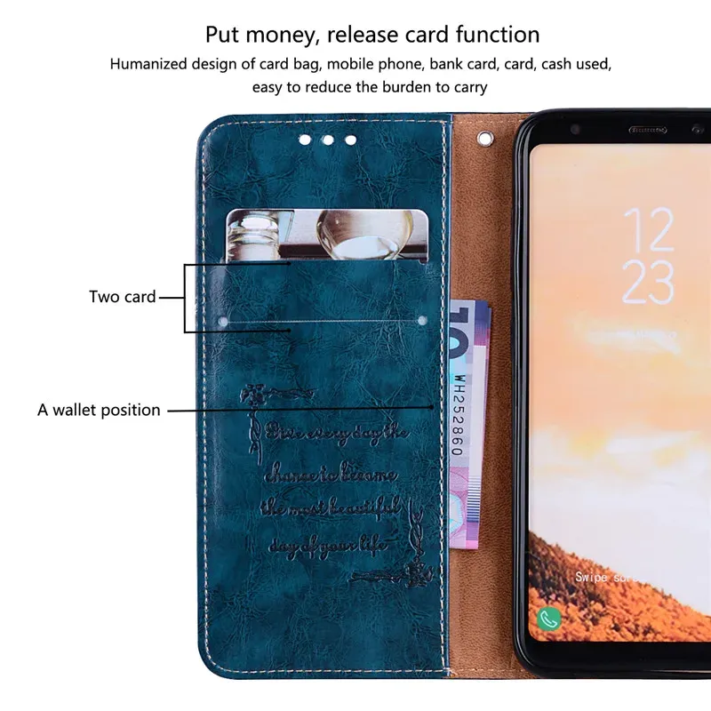 Samsung Galaxy için Not 8 Case N950F N950 Cüzdan Deri Deri Flip Kılıfı Samsung Galaxy Note 8 Note8 Telefon Kılıfları Coque Fundas Etui