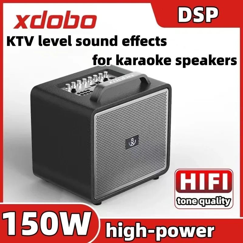 Högtalare Xdobo Thunder 1978 Outdoor Portable Caixa de Som Bluetooth 150W Ultra Power Karaoke Bluetooth Speaker Instrument Sound System