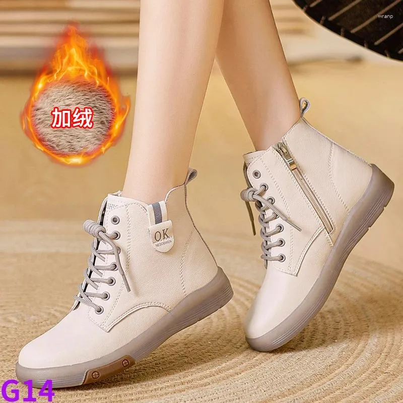 Casual Schoenen 2024 Luxe Vrouwen Korte Leren Laarzen Dames Harige Orthopedische Dikke Bont Laarsjes Vrouw Winter Sneeuw Boot Botines Mujer