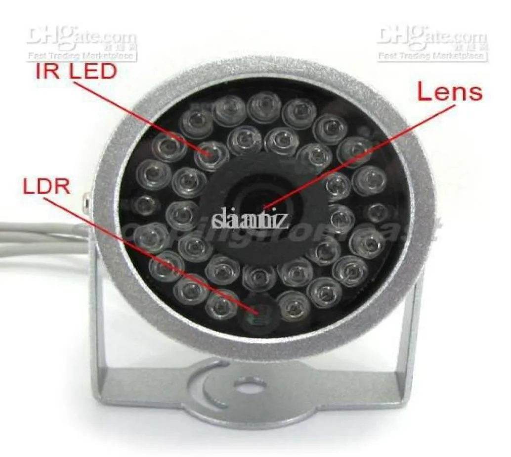 فيديو صوت الأشعة تحت الحمراء كام 30 LED Daynight CCTV أمنية كاميرا الأمن مراقبة Wried9075155