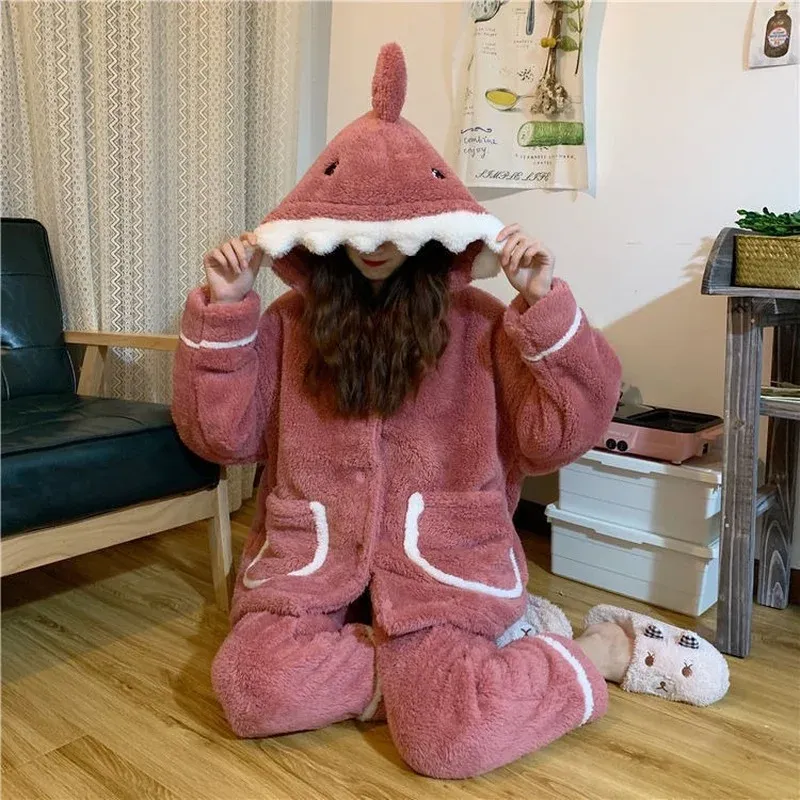 AmeIAEA Lounge Sets For Women Fall Winter Fuzzy Pajama Set Long Sleeve 2 Piece Tops 2pcs Pants