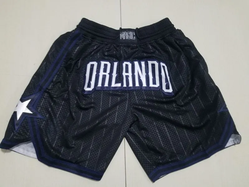 Short authentique de basket-ball pour hommes, Orlando, Magic, rétro, maille brodée, décontracté, athlétique, équipe de gymnastique, 03