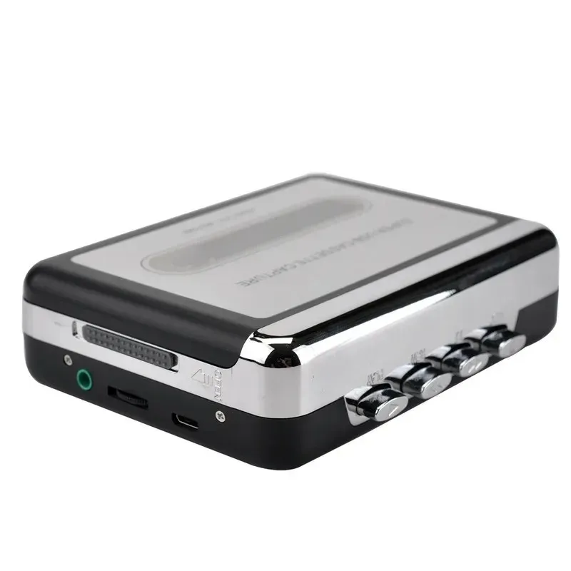 2024 Cassette Player Cassette a Mp3 Converter Capture Audio Music Player Convert Tape Cassette su nastro su PC Laptop tramite USB