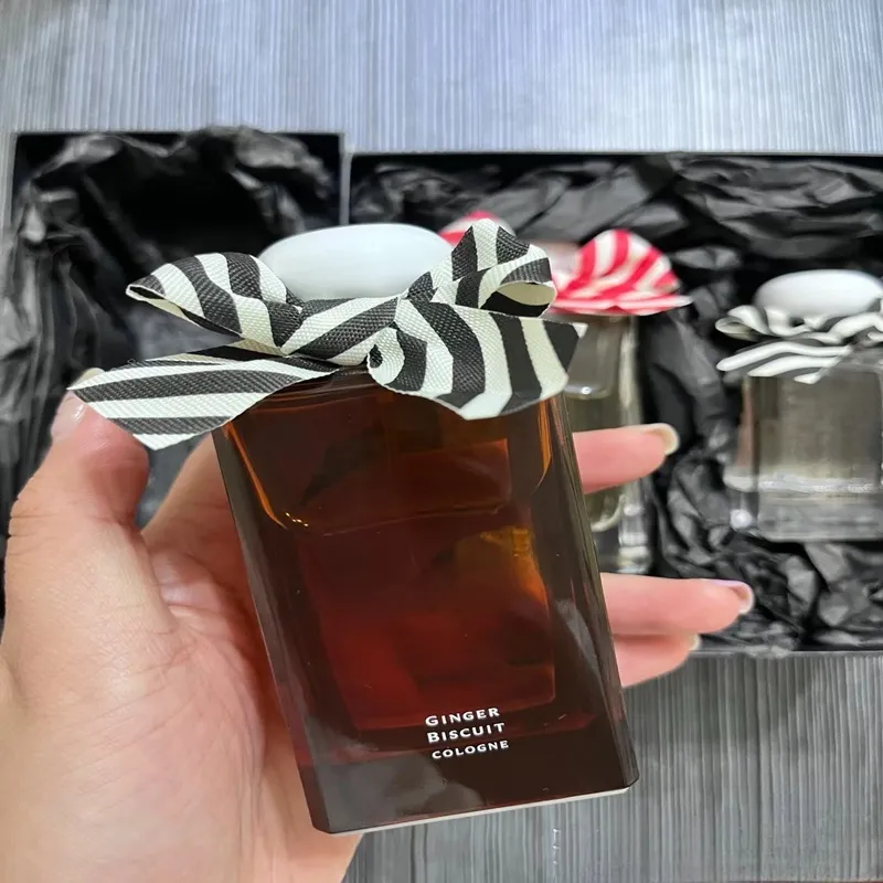 Unisex doftande parfym ingefära kex köln jasmine ringblomma för män myrra vetiver gyllene vanilj tonka oud bergamot doft mörk bärnsten ingefära liljan edp spray