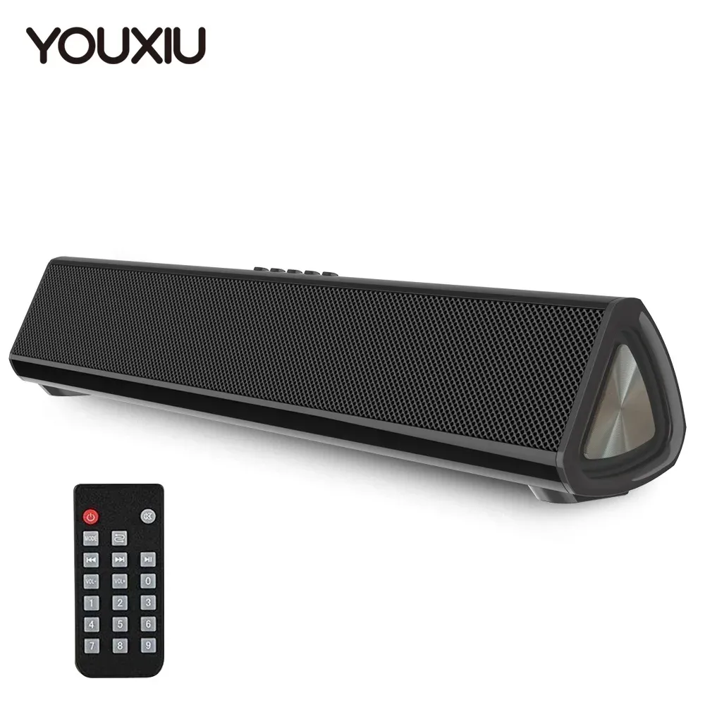 Altoparlanti YOUXIU Soundbar per computer da 20 W Altoparlante wireless Bluetooth portatile Colonna audio con subwoofer integrato per PC desktop/laptop