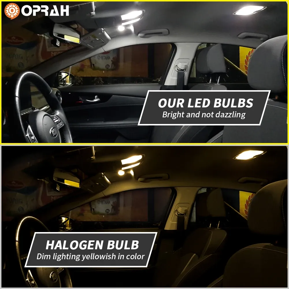 10 Piece Bulb T10 W5W LED CANBUS 12V Non Polar 194 Wedge Car Interior