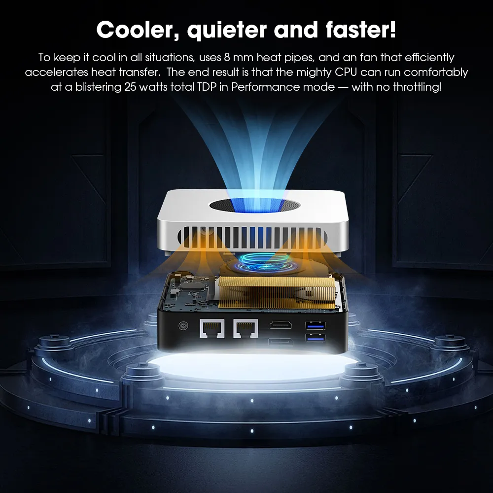CHUWI LarkBox X Mini pc partpicker - Intel N100 Game pc partpicker with ...