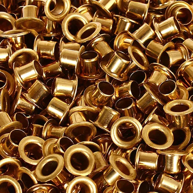 Brass Copper Hollow Rivet GB876 M0.9 M1.3 M1.5 M1.7 M2 M2.5 M3 M4 M5 M6 Circuit Board PCB Nails Through-Hole Tubular Rivet Nuts