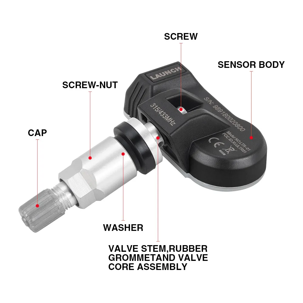 Tir Sensor Arduino Arduino Tire Pressure Sensor: LAUNCH X431 2-in-1 RF-Sensor TPMS Tester ...
