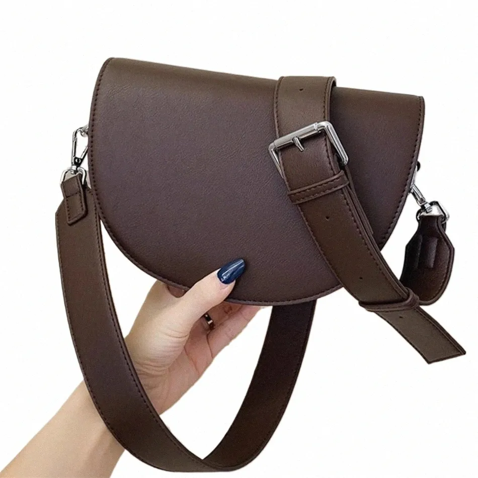 Fi Vintage Saddle Bag 2021 Nowa jakość PU skórzana designerska torebka żeńska żeńska menger luksus sac korea bolsa w6bd#