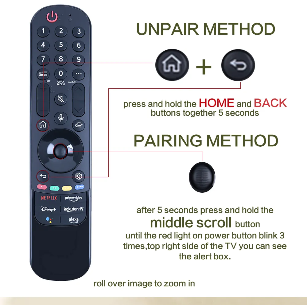New MR22GA AN-MR22GA MR22 AKB76039901 Magic IR Remote Control for
