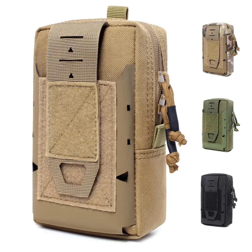 Sacos táticos dos homens molle bolsa cinto pacote de cintura saco esportes correndo cinto ao ar livre edc caça saco caso titular do telefone móvel pequeno bolso