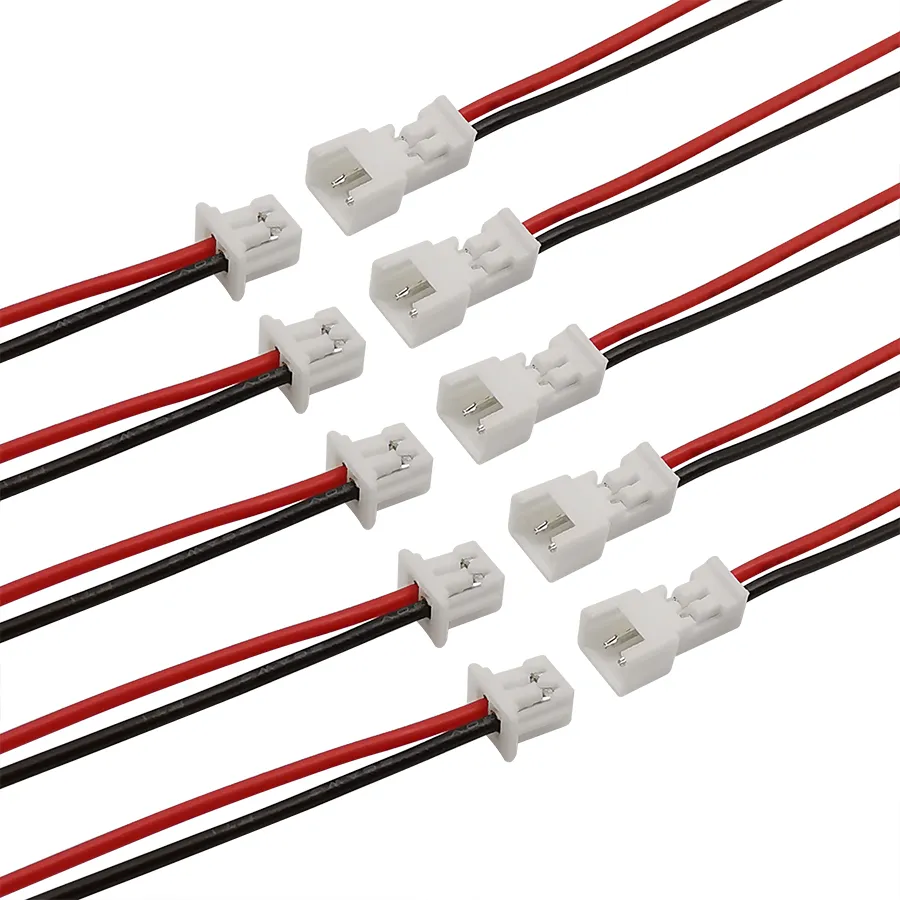 Lot 5 Paires Connecteurs Tamiya L6.2-2P - 20AWG - Mâle Et Femelle - Pas 6.2mm