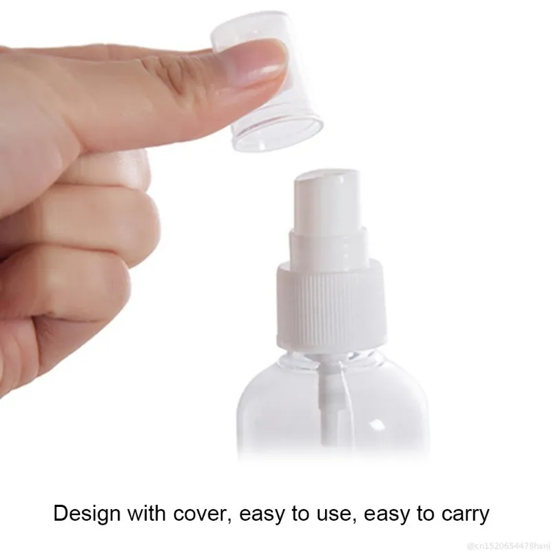 30/50/100 ML Taşınabilir Dolunabilen Şişeler Boş Şeffaf Seyahat Sprey Plastik Şişe Atomizer Mini Tasarım Şeffaf Püskürtme Şişesi için Sıvı Dispens