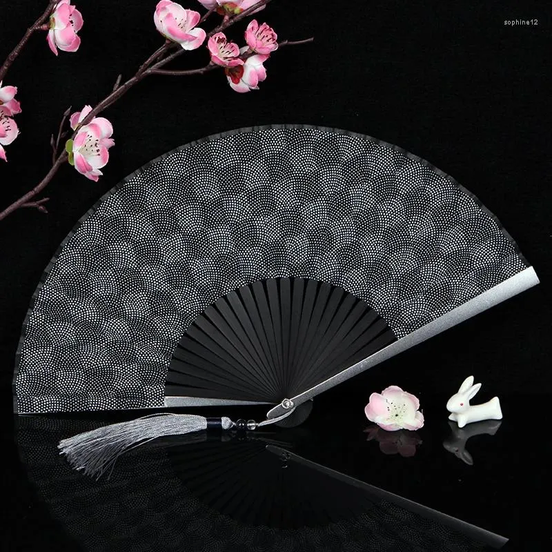 Decorative Figurines Folding Fan Aluminum Alloy Bone Ventilador Handsome Ventilatore Portable Women Gift Dancing Abanicos Para Boda