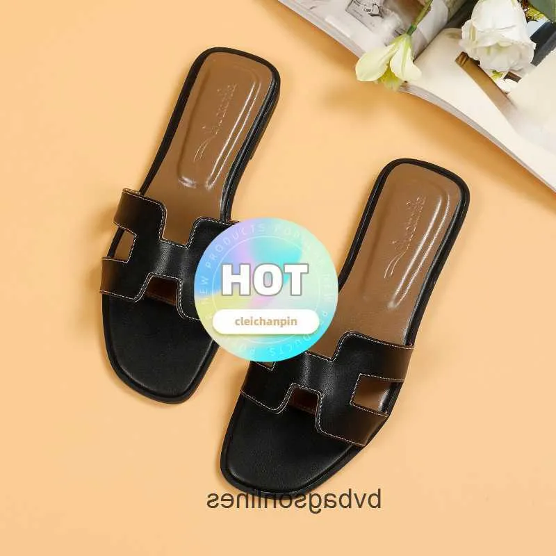 Original Hausschuhe Damen Hausschuhe Sommer Damen Tragen rutschfeste Gummi-Strandschuhe mit flachem Boden, modische und vielseitige Sandalen 2WO91 6PYB 6PYB