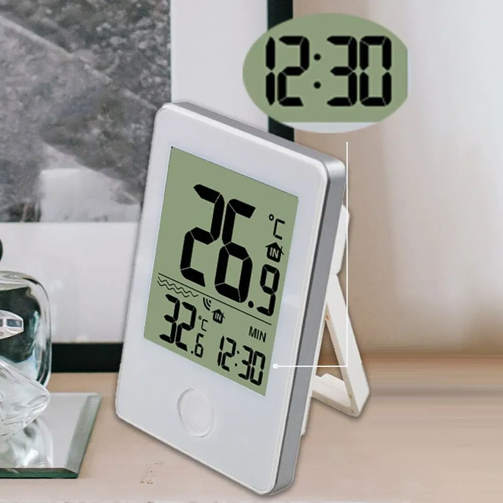 outdoor pool clock and thermometer