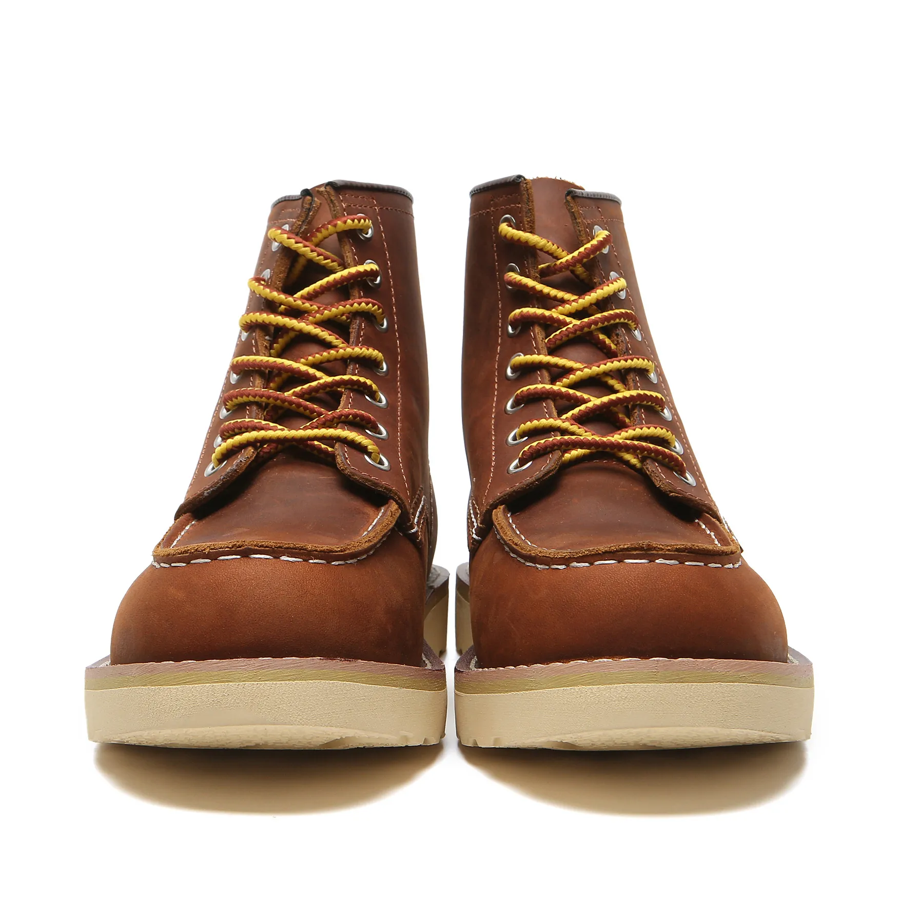 Herren Frühling Winter Freizeitschuhe Runde Zehen Echtleder Arbeitsstiefel Knöchel Vintage Militär Motorradstiefel Schnee Warm Große Größe_voghion.com