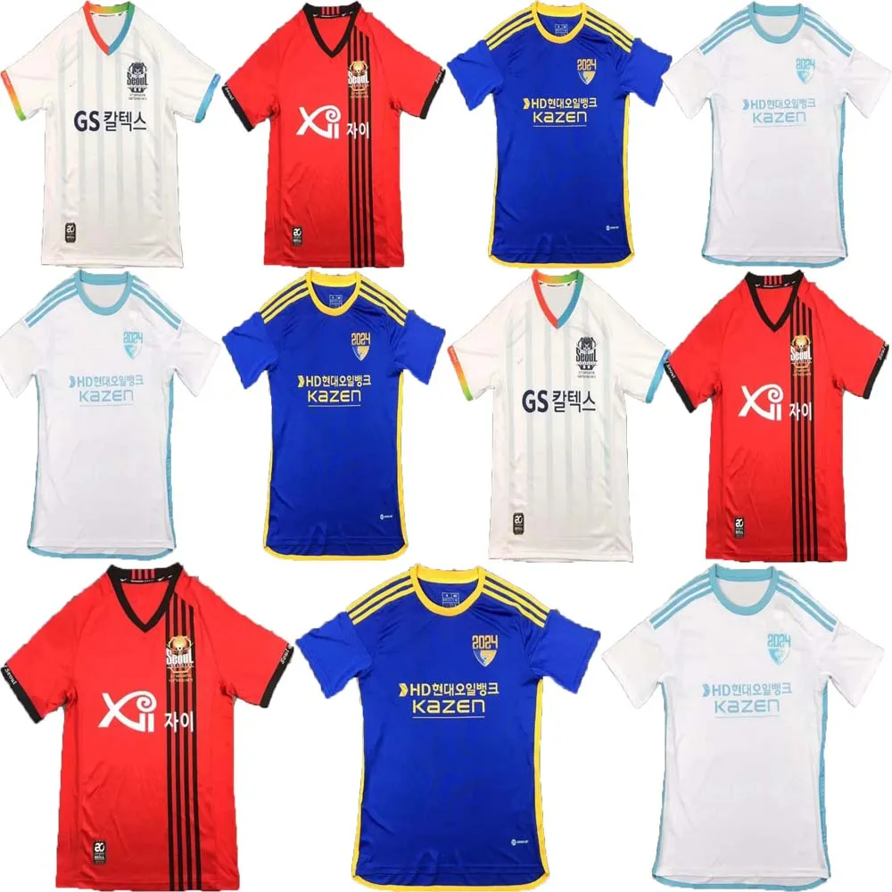 FC Séoul K League 24-25 Maillots de football de qualité supérieure Maillot de football pour hommes T-shirt de football 2024 2025 Ulsan HD Fan Version uniforme