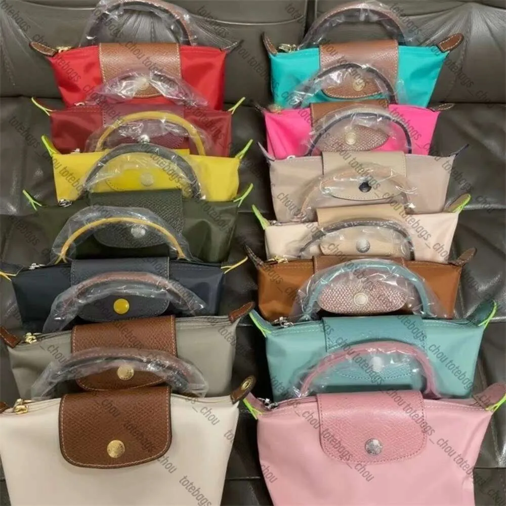 2024 Version élevée Longchammp Mini Dumpling Sac Changer le sac de téléphone mobile Sac à main Single Single Sac à main avec sangle perforée sacs pour femmes