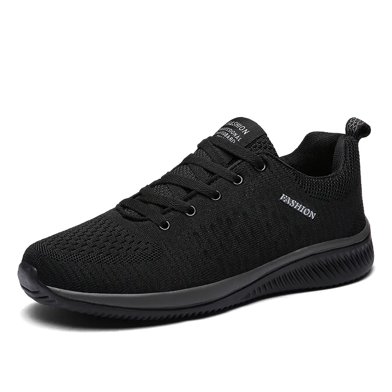 2024 Light Breathable Lace-Up Running Shoes for Men Casual 