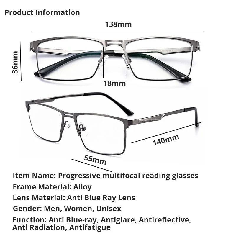 Computer reading glasses with progressive lenses sale