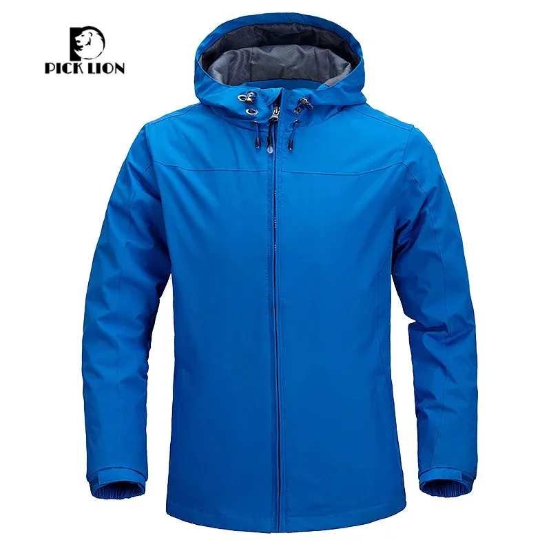Mens Waterproof Jacket Soft Shell Sports Outdoor Windbreaker Breathable Windproof Casual Hooded Coat Spring Male Hiking Jackets From 28 39 DHgate