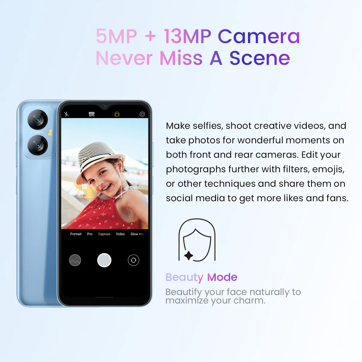 Blackview A52 Smartphone 2GB RAM 32GB Storage 6.5 Inch Android 12