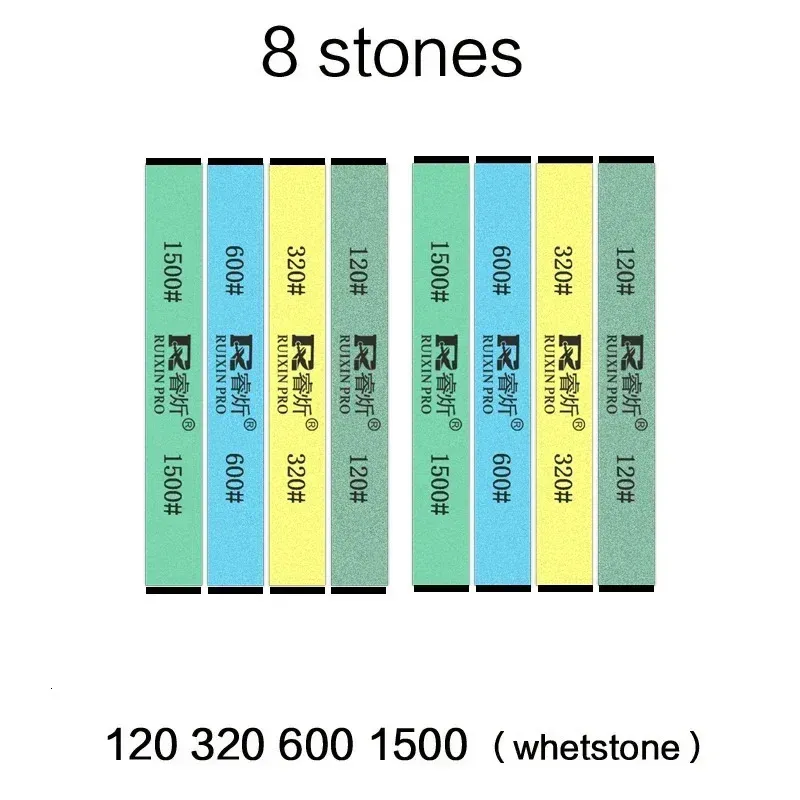 4812PCS szlifowany kamień stałego noża akcesoria zestawu ostrzału Polerowanie kamień DIY narzędzie do stolarki nóż Kamień naturalny 240328
