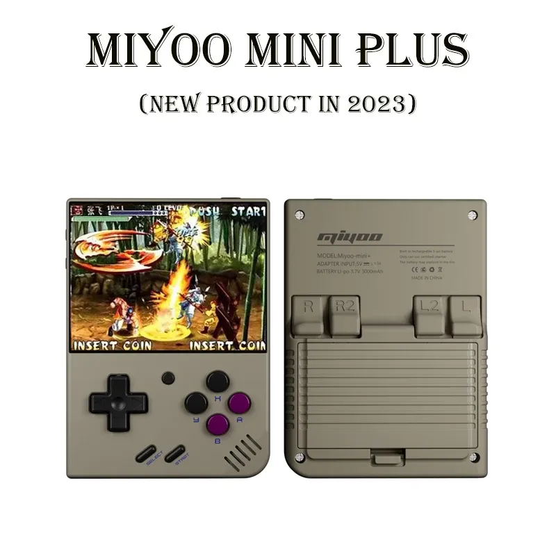 MIYOO Mini Plus Portable Gameboy Console With 3.5 Inch IPS Screen 