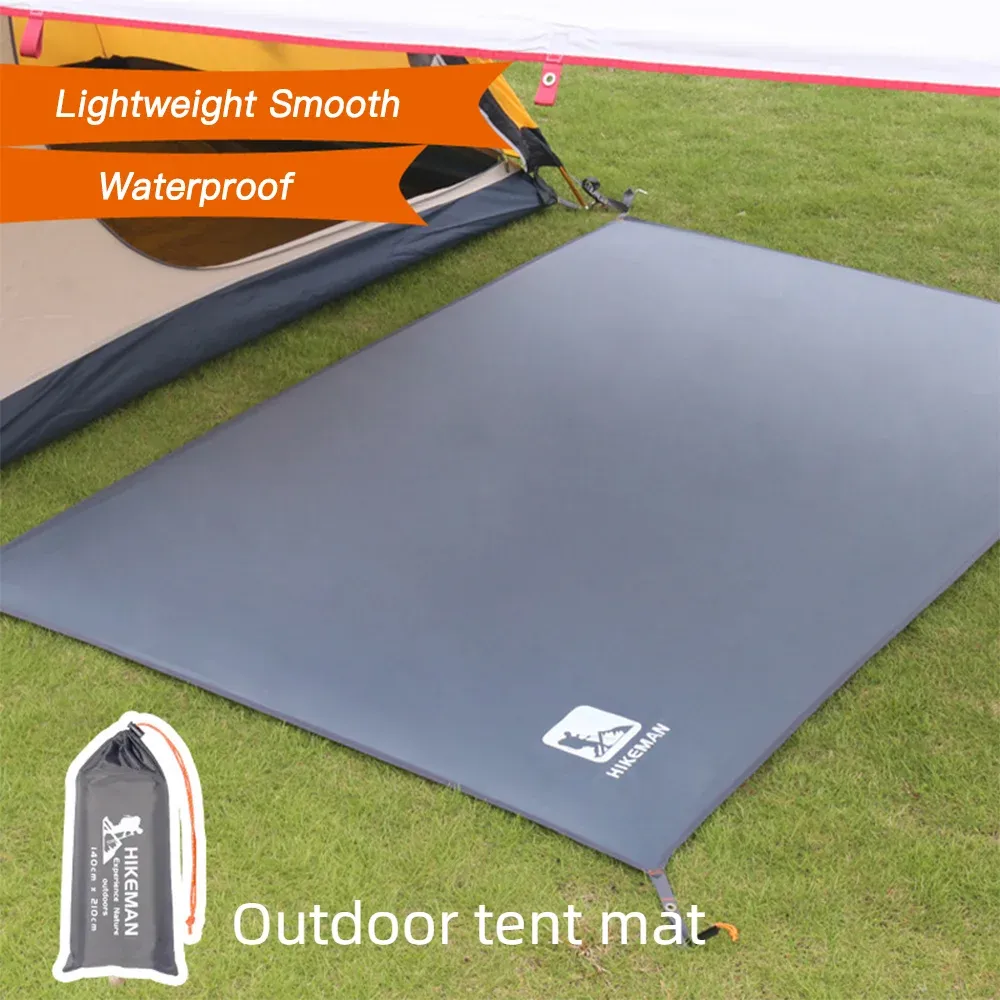 Tapis de tente extérieur tapis étanche étanche de camping de camping pique-nique tente épaissie de tissu oxford polyvalent facile à transporter