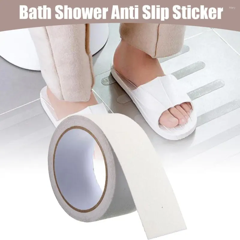 Tapetes de banho de alta fricção DIY Anti Slip Tape Scrub Almofada adesiva transparente para escadas chuveiro não adesivos produtos de banheiro