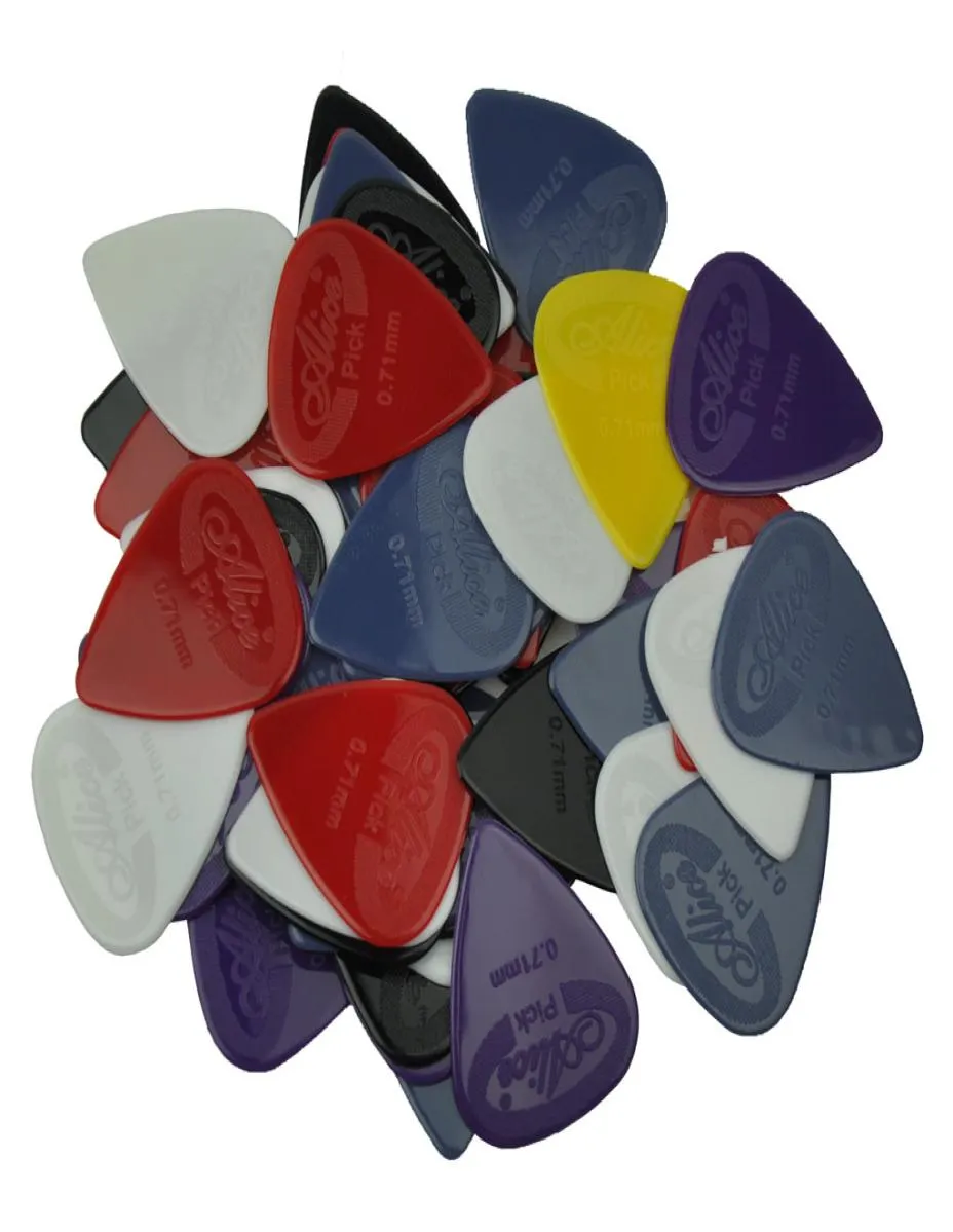 100pcs Medium 071mm AntiSkid Nylon Guitar Picks Plectrums For Acoustic Guitar Q2408319