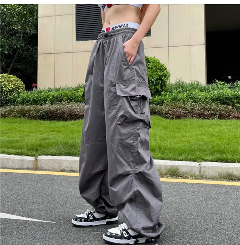 DHgate.com:️Harajuku Oversized Cargo Parachute Pants DHgate.com:️Harajuku Oversized Cargo Parachute Pants