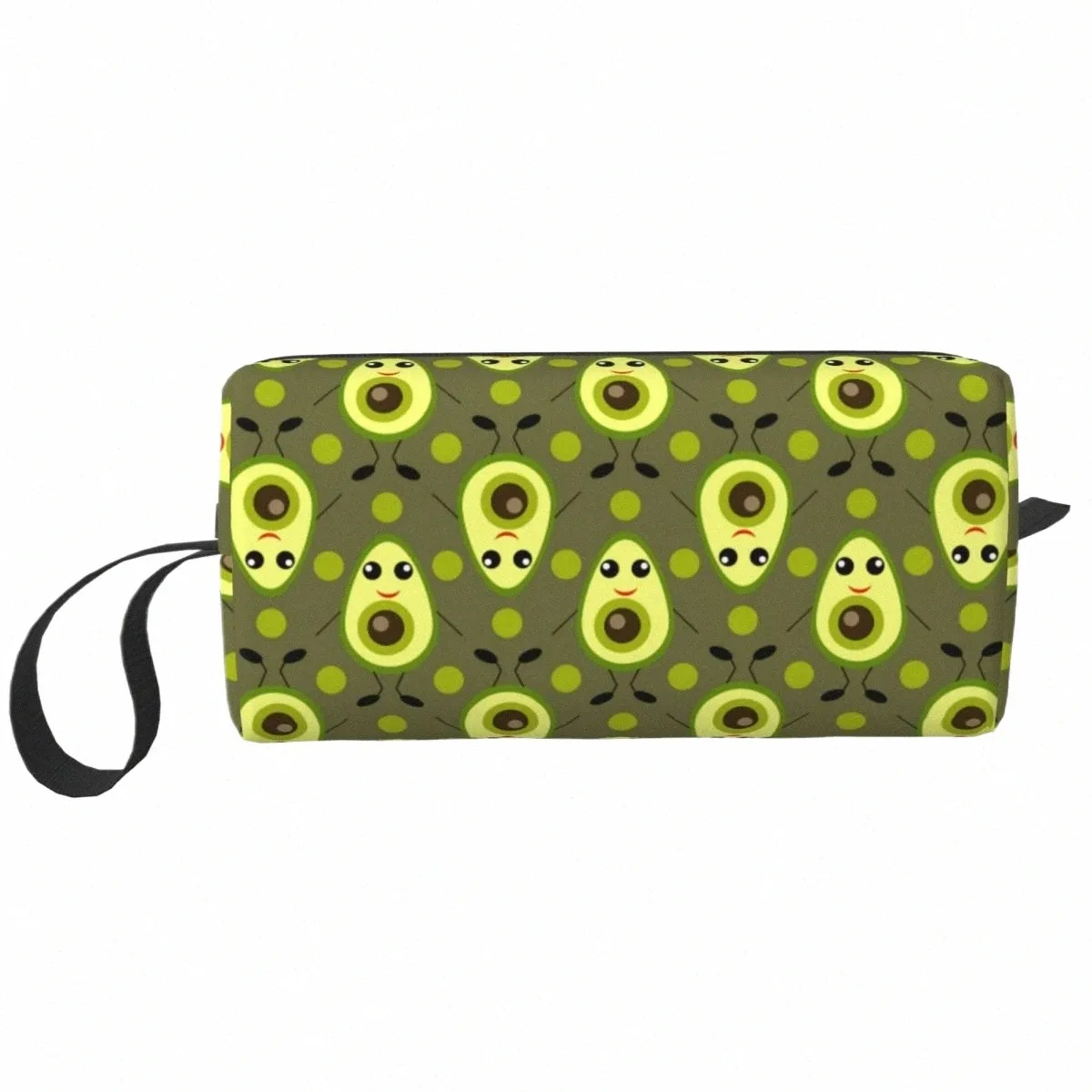 travel Avocado Pattern Toiletry Bag Portable Fruit Vegan Cosmetic Makeup Organizer Beauty Storage Bags Dopp Kit Case Box L6dz#