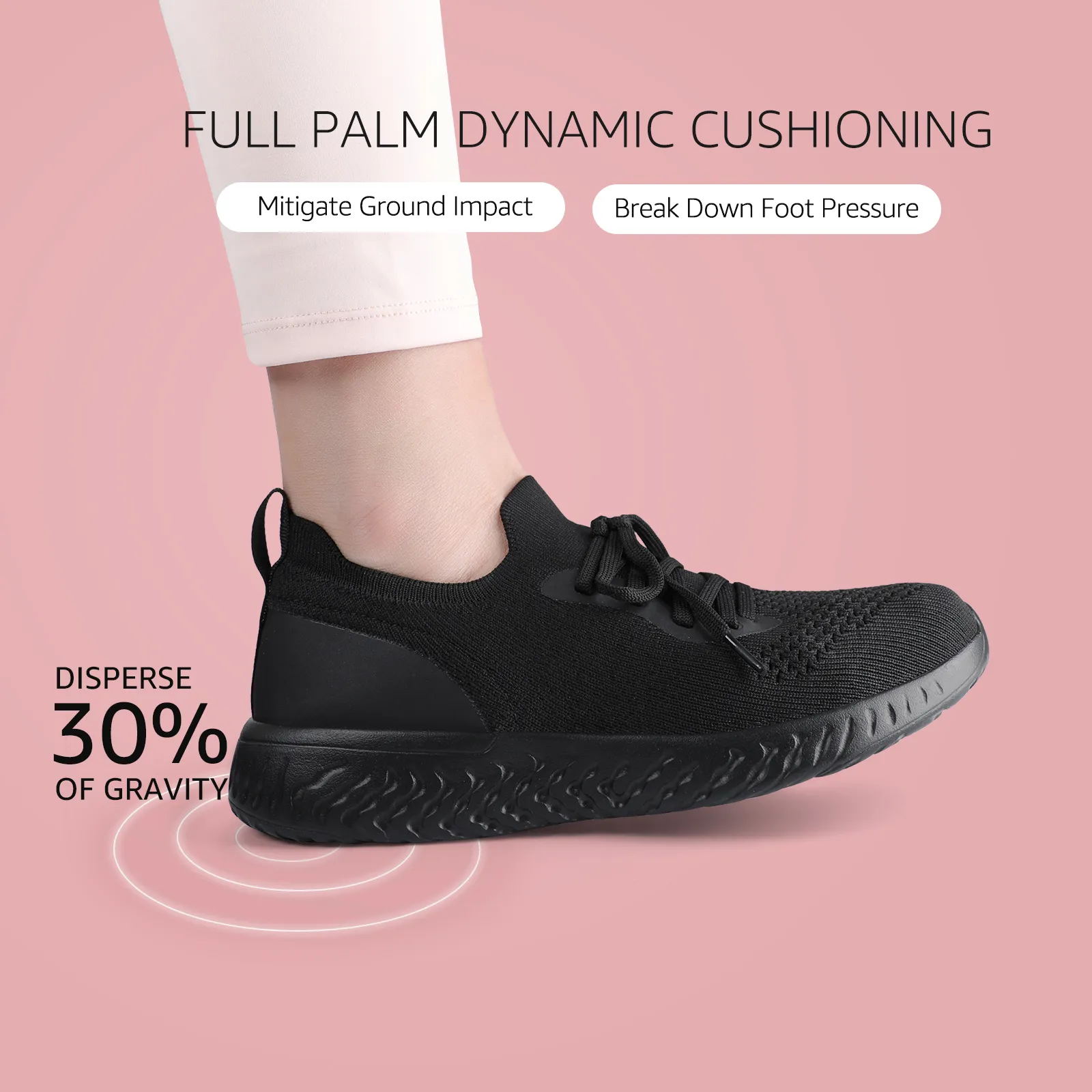 HKR Women's Trainers: Lightweight Athletic Running Shoes for Sport,  Walking, and Tennis