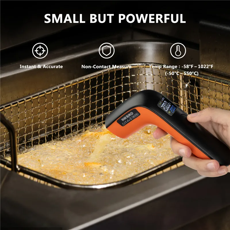 Non-Contact Infrared Thermometer Gun - Digital Laser Temperature Gauge ...