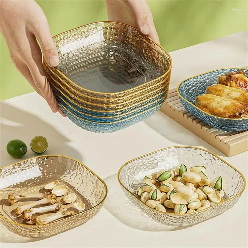 プレートキッチンフルーツテーブルプレートディナーウェアライトラグジュアリー家庭用ケーキトレイプラスチック食器料理ビスケットセット