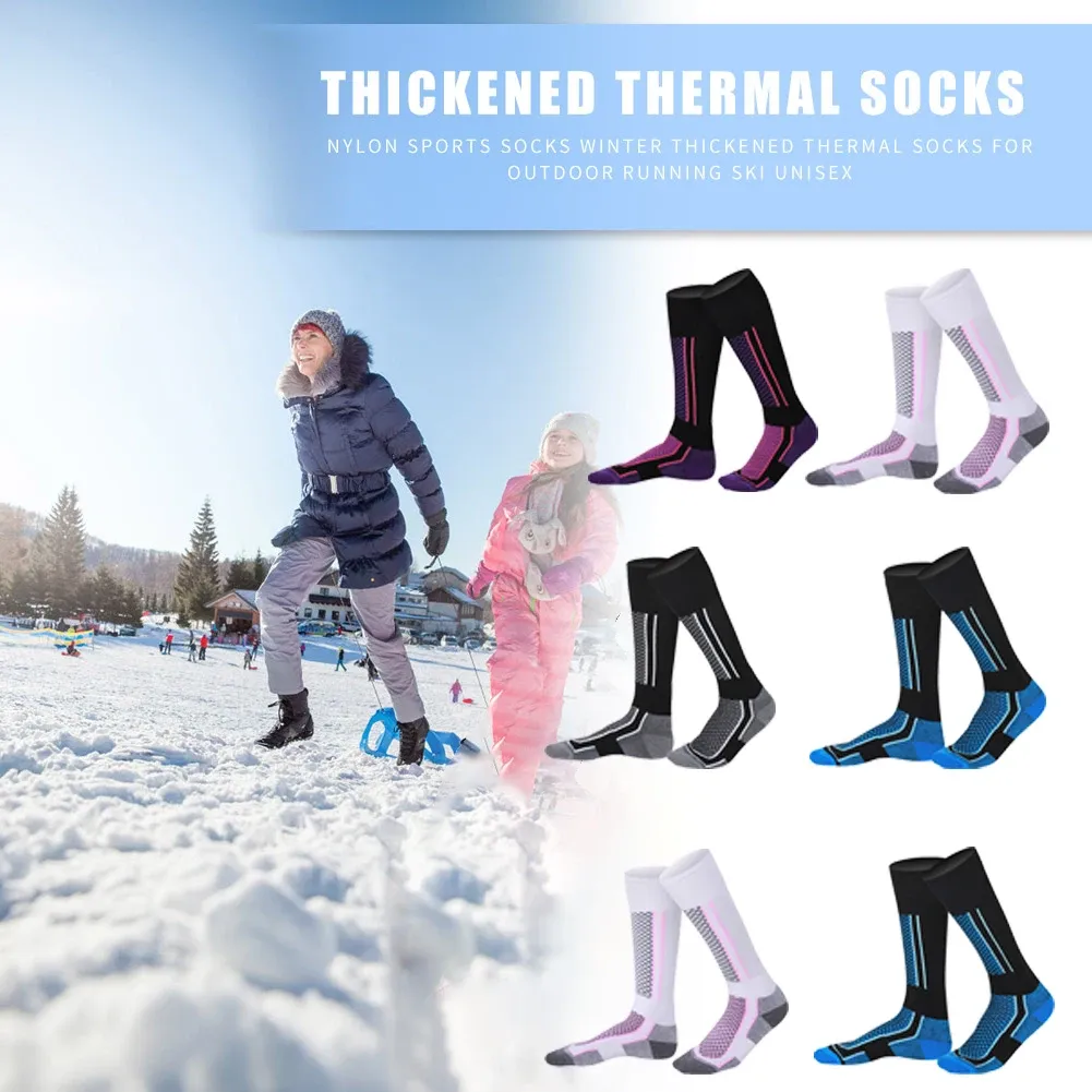 Breathable Ski Socks for Men Women Children Thickened Winter